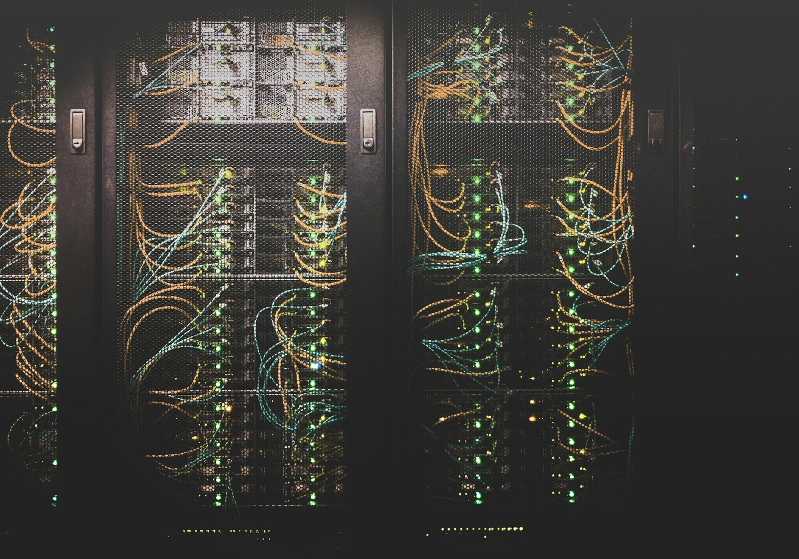 Server racks in a data centre