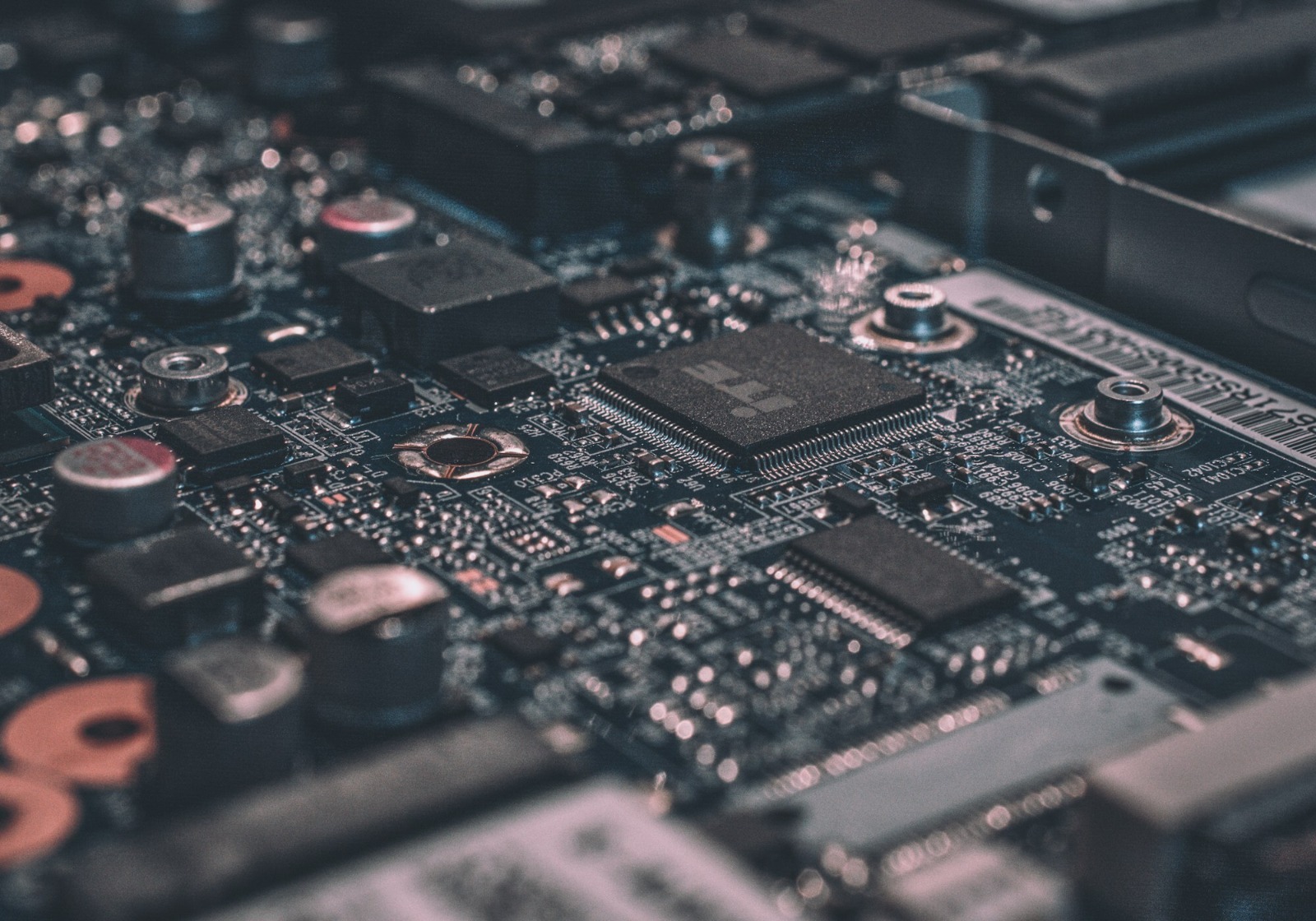 Close-up of a circuit board